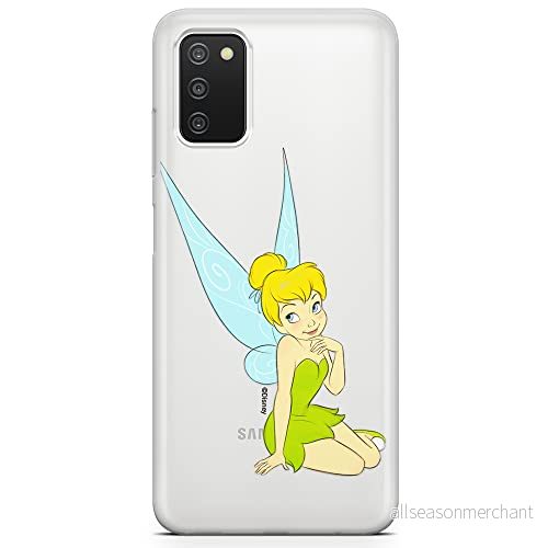ERT GROUP mobiltelefonfodral för Samsung A03S originalt och officiellt licensierat Disney mönster Tinker Bell 005 optimalt anpassad till formen på mobiltelefonen, gedeeltelijk transparant 5905131133588