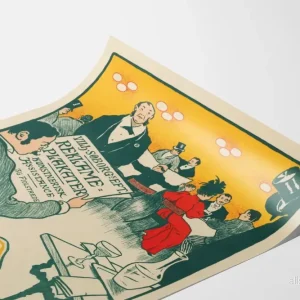 Vintage reklamposter Wilhelm Soborg för väggdekoration - Bild 3