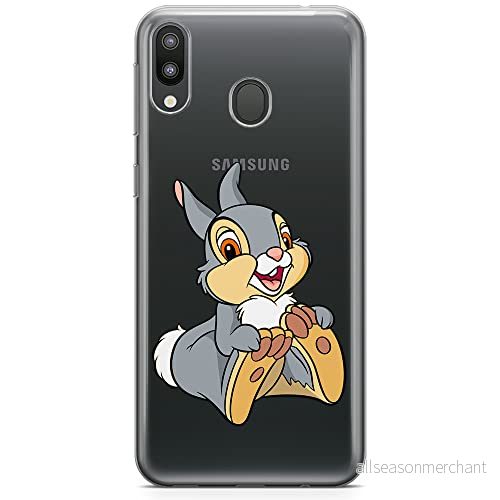 ERT GROUP mobiltelefonfodral för Samsung M20 originalt och officiellt licensierat Disney mönster Thumper 002 optimalt anpassad till formen på mobiltelefonen, gedeeltelijk transparant 5905131154866