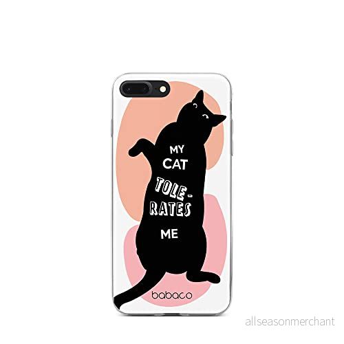 ERT GROUP mobiltelefonfodral för Iphone 7 PLUS/ 8 PLUS originalt och officiellt licensierat Babaco mönster Cats 003 optimalt anpassad till formen på mobiltelefonen, fodral tillverkad av TPU plast 5905131062895