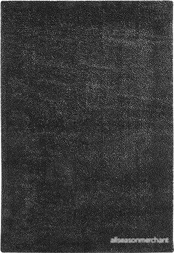 andiamo matta Chia högkvalitativ vardagsrum eller sovrum med 30 mm lugghöjd enfärgad vardagsrumsmatta 120 x 170 cm antracit 4002398414373