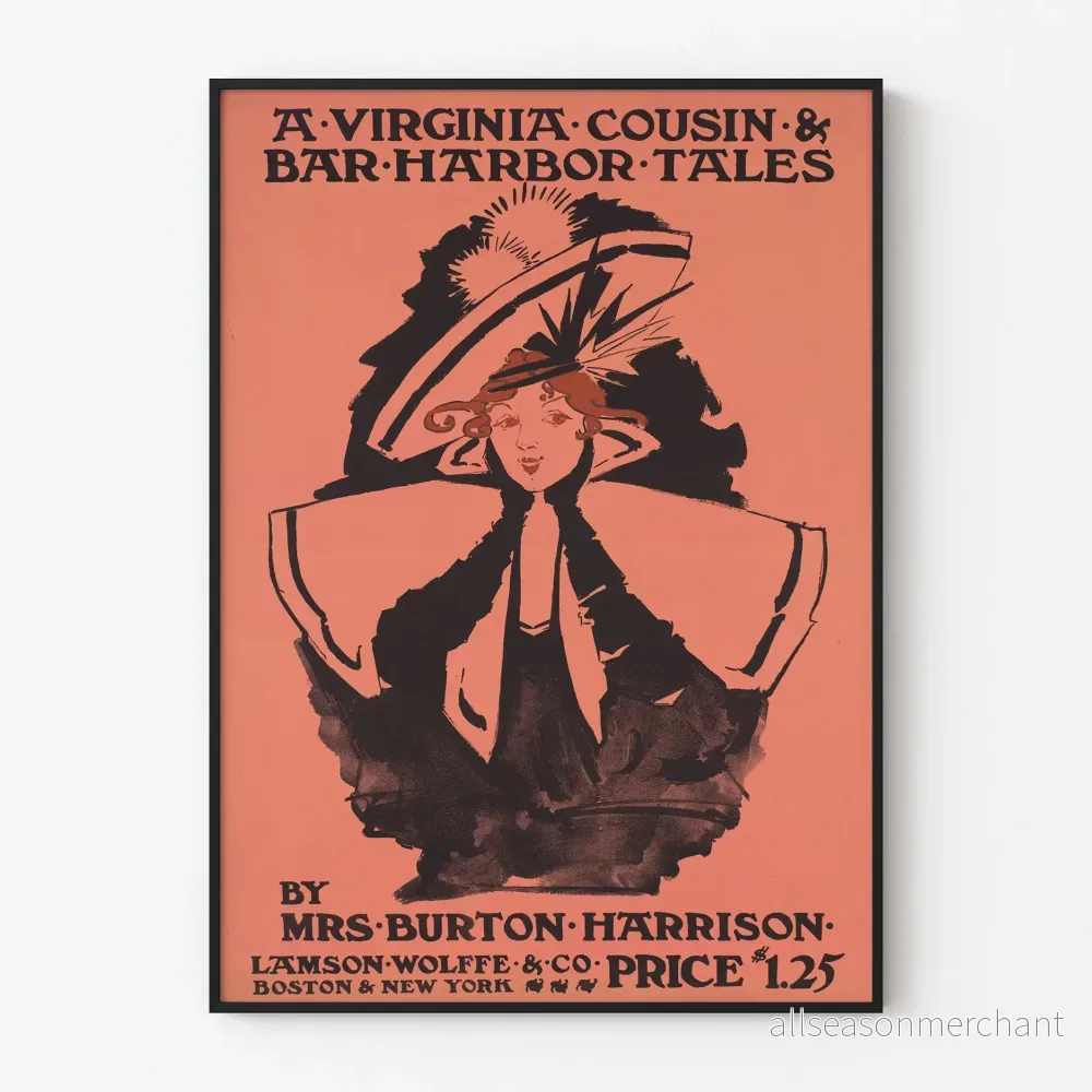 Vintageposter A Virginia Cousin & Bar Harbor Tales