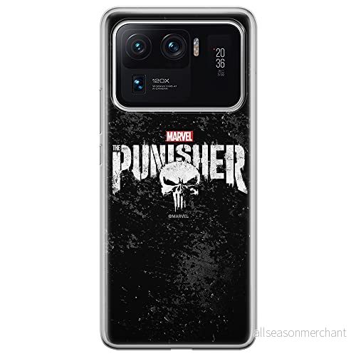 ERT GROUP mobiltelefonfodral för Xiaomi MI 11 ULTRA originalt och officiellt licensierat Marvel mönster Punisher 003 optimalt anpassad till formen på mobiltelefonen, fodral tillverkad av TPU plast 5903932710144