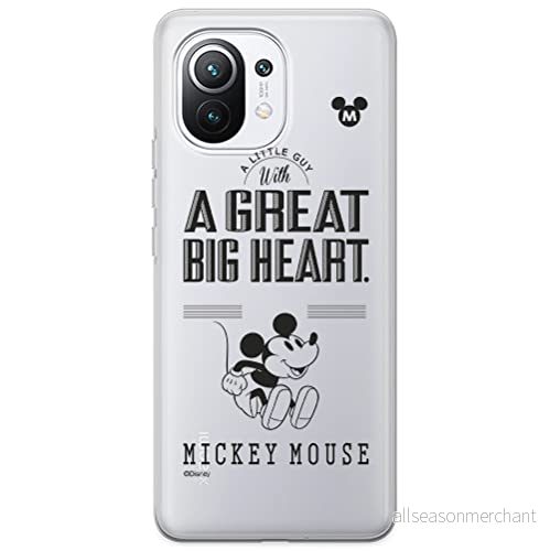 ERT GROUP mobiltelefonfodral för Xiaomi 11 originalt och officiellt licensierat Disney mönster Mickey 006 optimalt anpassad till formen på mobiltelefonen, gedeeltelijk transparant 5903537117256