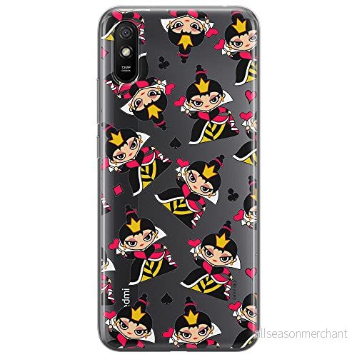 ERT GROUP mobiltelefonfodral för Xiaomi REDMI 9A originalt och officiellt licensierat Disney mönster Queen of Hearts 002 optimalt anpassad till formen på mobiltelefonen, gedeeltelijk transparant 5905131432971