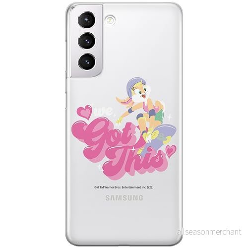 ERT GROUP mobiltelefonfodral för Samsung S21 PLUS originalt och officiellt licensierat Looney Tunes mönster Lola 004 optimalt anpassad till formen på mobiltelefonen, gedeeltelijk transparant 5905795065409