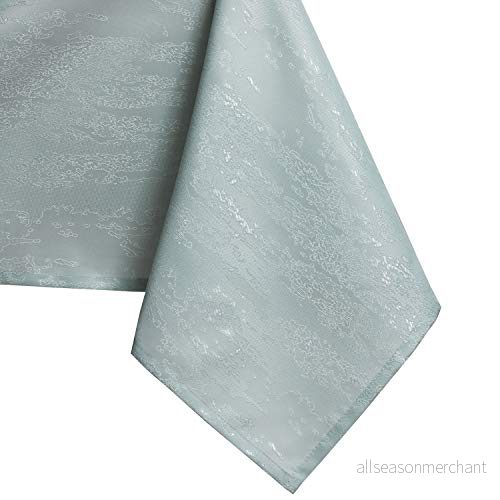 AmeliaHome bordsduk, 120 x 220 cm fläckskydd, lotuseffekt, tvättbar, vattenavvisande, ornament Vesta mynta 4251525452904