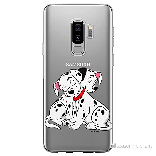 ERT GROUP mobiltelefonfodral för Samsung S9 PLUS originalt och officiellt licensierat Disney mönster Dalmatians 005 Vit optimalt anpassad till formen på mobiltelefonen, gedeeltelijk transparant 5904805889493