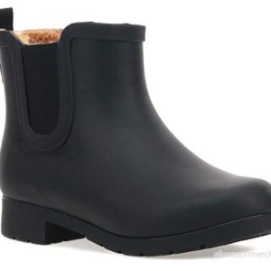 Chooka vattentät plysch chelsea bootie stövel för kvinnor 606725607649