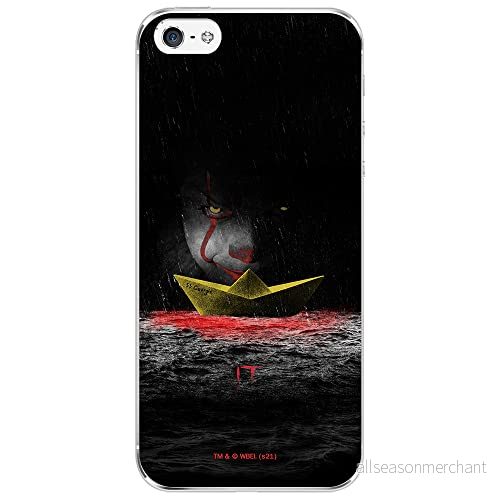 ERT GROUP mobiltelefonfodral för Iphone 5/5S/SE originalt och officiellt licensierat Horror mönster It 002 optimalt anpassad till formen på mobiltelefonen, fodral tillverkad av TPU plast 5905131947666
