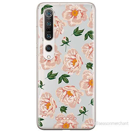ERT GROUP mobiltelefonfodral för Xiaomi MI 10 / PRO originalt och officiellt licensierat Babaco mönster Flowers 014 optimalt anpassad till formen på mobiltelefonen, gedeeltelijk transparant 5903932615661