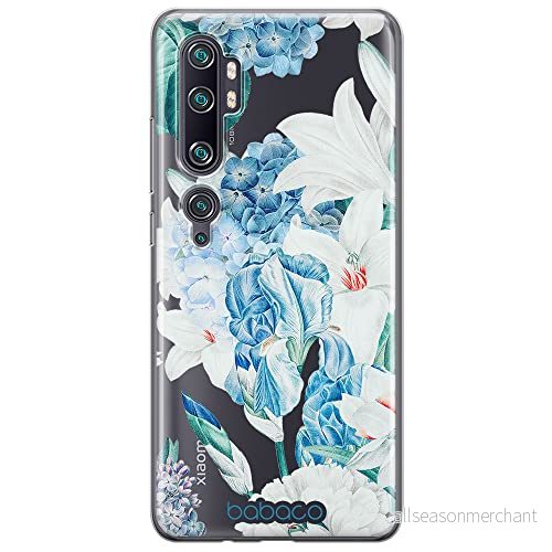 ERT GROUP mobiltelefonfodral för Xiaomi MI NOTE 10 / PRO originalt och officiellt licensierat Babaco mönster Flowers 026 anpassad till formen på mobiltelefonen, gedeeltelijk transparant 5905131262714