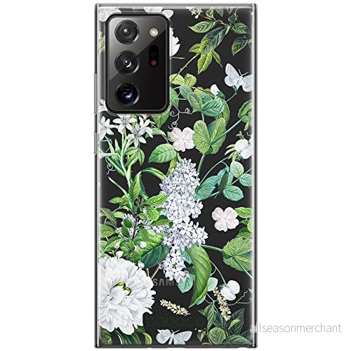 ERT GROUP mobiltelefonfodral för Samsung GALAXY NOTE 20 ULTRA originalt och officiellt licensierat Babaco mönster Flowers 038 optimalt anpassad till formen på mobiltelefonen, gedeeltelijk transparant 5905131301536