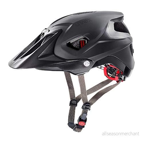 uvex quatro integrale extremt lätt MTB hjälm för dam och herr individuell storleksanpassning inställbar skärm black matt 56 61 cm 4043197314914