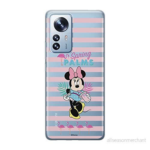 ERT GROUP mobiltelefonfodral för Xiaomi 12 / 12X originalt och officiellt licensierat Disney mönster Minnie 028 optimalt anpassad till formen på mobiltelefonen, gedeeltelijk transparant 5905511475321