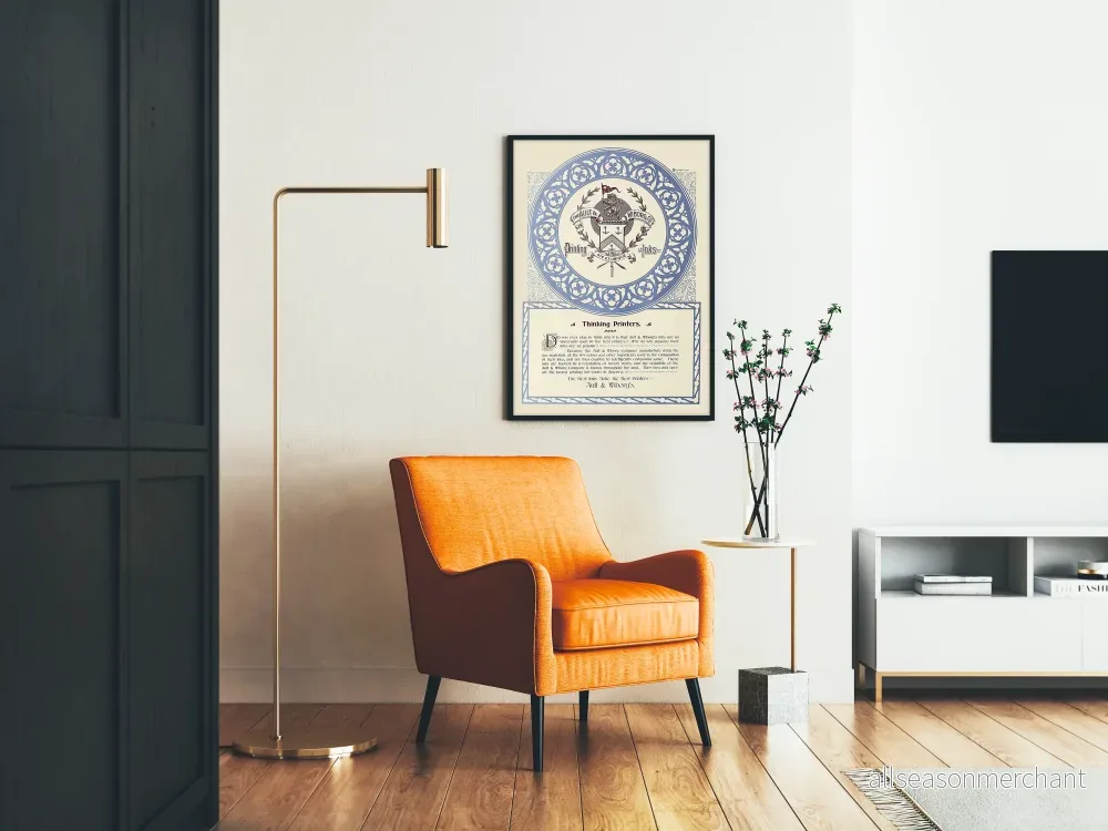 Vintageposter Ault & Wiborg Co. Tryckfärger - Bild 2