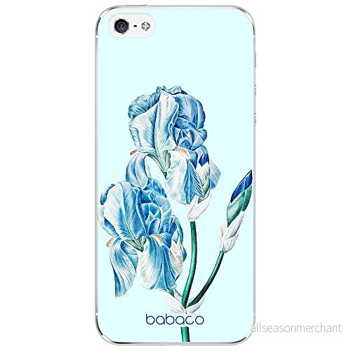 ERT GROUP mobiltelefonfodral för Iphone 5/5S/SE originalt och officiellt licensierat Babaco mönster Flowers 025 optimalt anpassad till formen på mobiltelefonen, fodral tillverkad av TPU plast 5905131256478