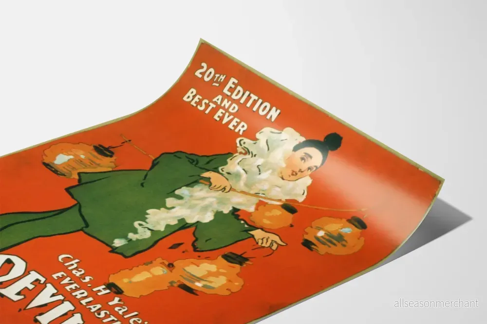 Vintageposter Devil's Auction 20:e Utgåvan Artem Legrand - Bild 3