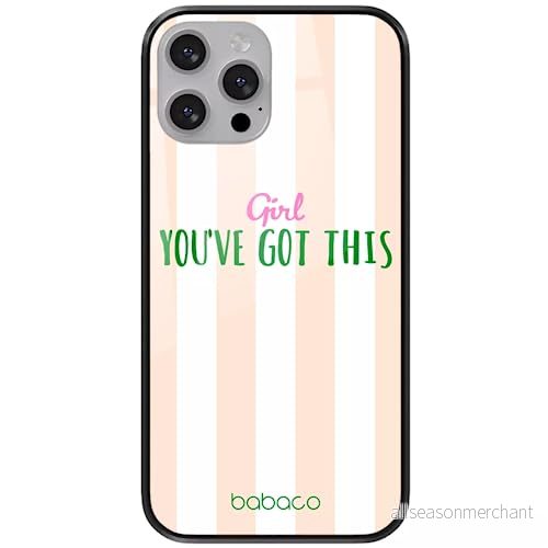ERT GROUP mobiltelefonfodral för Apple Iphone 13 PRO originalt och officiellt licensierat Babaco mönster Positive vibes 004 tillverkad av härdat glas, skyddsfodral 5904805879968