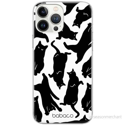ERT GROUP mobiltelefonfodral för Iphone 13 PRO originalt och officiellt licensierat Babaco mönster Cats 005 optimalt anpassad till formen på mobiltelefonen, fodral tillverkad av TPU plast 5905131102041