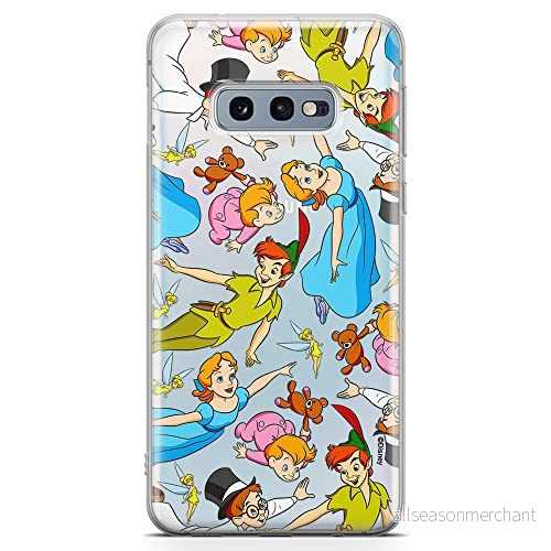 ERT GROUP mobiltelefonfodral för Samsung S10e originalt och officiellt licensierat Disney mönster Peter Pan 002 optimalt anpassad till formen på mobiltelefonen, gedeeltelijk transparant 5905131789242