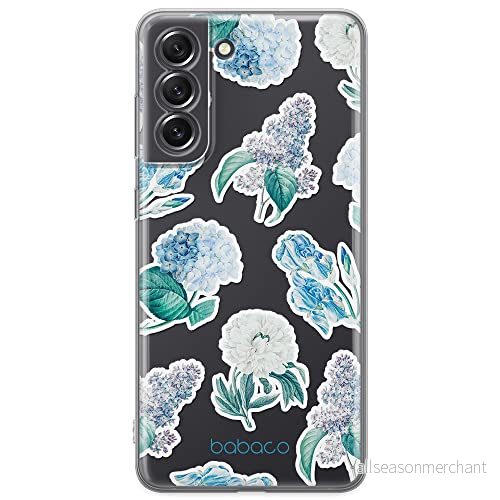ERT GROUP mobiltelefonfodral för Samsung S21 FE originalt och officiellt licensierat Babaco mönster Flowers 029 optimalt anpassad till formen på mobiltelefonen, gedeeltelijk transparant 5905131274595