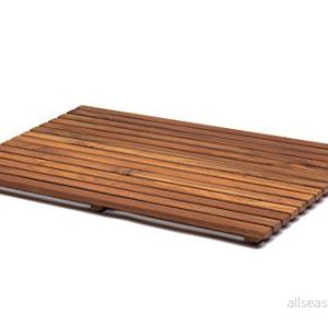 asinox TEK4A5070 Duschmatta av teak, rektangel, 70 cm 8436036022686