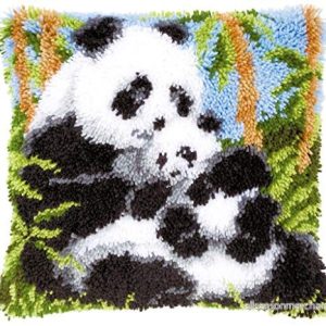 Vervaco spärrkrok kit panda björn, multi, en storlek 5413480248209 Vervaco spärrkrok kit panda björn, multi, en storlek 5413480248209