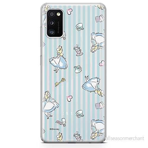 ERT GROUP mobiltelefonfodral för Samsung A41 originalt och officiellt licensierat Disney mönster Alice 001 optimalt anpassad till formen på mobiltelefonen, gedeeltelijk transparant 5903537508269