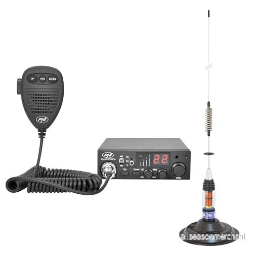 CB radio kit PNI escort HP 8001L ASQ + antenn ML70, cigarettändskontakt och hörlurar HS81L ingår 5949066500565