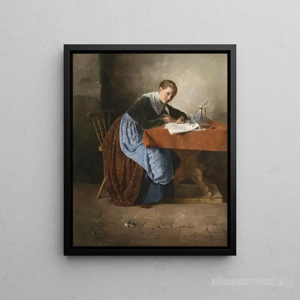 Målning La lettre d’amour – Adolf Hölzel | Konsttryck