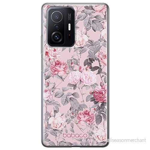 ERT GROUP mobiltelefonfodral för Xiaomi 11T 5G / PRO originalt och officiellt licensierat Babaco mönster Flowers 054 anpassad till formen på mobiltelefonen, fodral tillverkad av TPU plast 5905131352866
