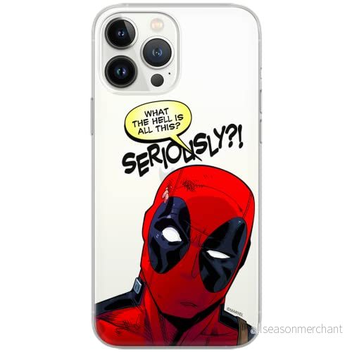 ERT GROUP mobiltelefonfodral för Xiaomi REDMI NOTE 9 PRO/ 9S originalt och officiellt licensierat Marvel mönster Deadpool 010 optimalt anpassad till formen på mobiltelefonen, gedeeltelijk transparant 5903040321904