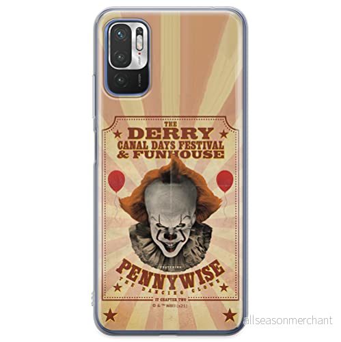 ERT GROUP mobiltelefonfodral för Xiaomi REDMI NOTE 10 5G / POCO M3 PRO originalt och officiellt licensierat Horror mönster It 023 anpassad till formen på mobiltelefonen, fodral tillverkad av TPU plast 5905511007003
