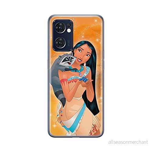 ERT GROUP mobiltelefonfodral för Oppo RENO 7 5G originalt och officiellt licensierat Disney mönster Pocahontas & Meeko 001 anpassad till formen på mobiltelefonen, fodral tillverkad av TPU plast 5905511303778