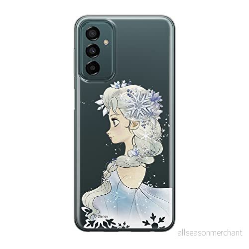 ERT GROUP mobiltelefonfodral för Samsung M13 4G/M23 5G/F23 originalt och officiellt licensierat Disney mönster Elsa 010 optimalt anpassad till formen på mobiltelefonen, gedeeltelijk transparant 5905511360573