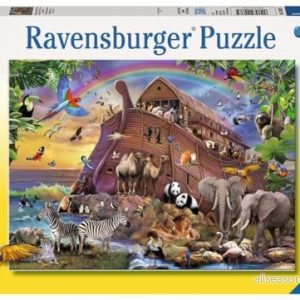 Ravensburger Barnpussel 10038 på språng med arken Noak ark för barn från 7 år, 150 delar i XXL format 4005556100385 Ravensburger Barnpussel 10038 på språng med arken Noak ark för barn från 7 år, 150 delar i XXL format 4005556100385