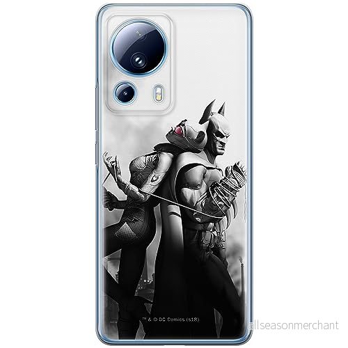 ERT GROUP mobiltelefonfodral för Xiaomi 13 LITE/CIVI 2 originalt och officiellt licensierat DC mönster Batman 011 optimalt anpassad till formen på mobiltelefonen, fodral tillverkad av TPU plast 5905511932534