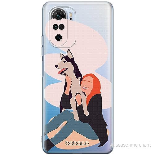 ERT GROUP mobiltelefonfodral för Xiaomi MI 11i/ REDMI K40/K40 PRO/POCO F3/ F3 PRO originalt och officiellt licensierat Babaco mönster Dogs 004, gedeeltelijk transparant 5905511888749