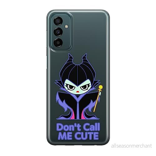 ERT GROUP mobiltelefonfodral för Samsung M13 4G/M23 5G/F23 originalt och officiellt licensierat Disney mönster Maleficent 003 optimalt anpassad till formen på mobiltelefonen, gedeeltelijk transparant 5905511371685