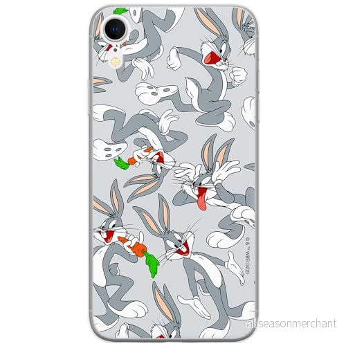 ERT GROUP mobiltelefonfodral för Iphone XR originalt och officiellt licensierat Looney Tunes mönster Bugs 013 optimalt anpassad till formen på mobiltelefonen, fodral tillverkad av TPU plast 5905511657062
