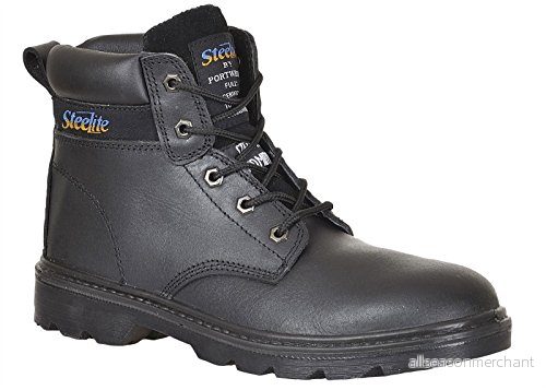 Portwest Steelite Thor Boot S3, Storlek: 38, Färg: Svart, FW11BKR38 5036108125975