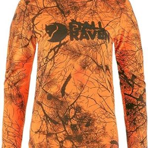 Fjällräven VÄRMLAND Långärmad tröja orange/multicoloured, Storlek: Medium, Orange/multi coloured 7323450910822