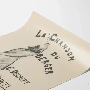 Poster La Chanson du Berger av Marcel Legay - Bild 3