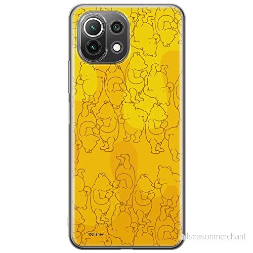 ERT GROUP mobiltelefonfodral för Xiaomi MI 11 LITE 4G / 5G NE originalt och officiellt licensierat Disney mönster Winnie the Pooh and friends 003, fodral tillverkad av TPU plast 5903932697810
