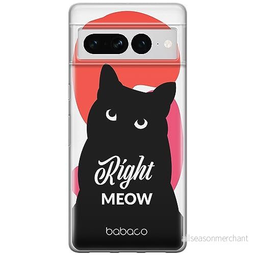 ERT GROUP mobiltelefonfodral för Google PIXEL 7 PRO originalt och officiellt licensierat Babaco mönster Cats 004 optimalt anpassad till formen på mobiltelefonen, fodral tillverkad av TPU plast 5905795171957