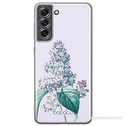 ERT GROUP mobiltelefonfodral för Samsung S21 FE originalt och officiellt licensierat Babaco mönster Flowers 024 optimalt anpassad till formen på mobiltelefonen, fodral tillverkad av TPU plast 5905131253217