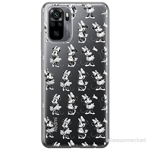 ERT GROUP mobiltelefonfodral för Xiaomi REDMI NOTE 10/ 10S originalt och officiellt licensierat Disney mönster Minnie 018 optimalt anpassad till formen på mobiltelefonen, gedeeltelijk transparant 5903537182599