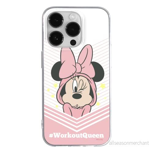 ERT GROUP mobiltelefonfodral för Apple Iphone 14 PRO originalt och officiellt licensierat Disney mönster Minnie 053 optimalt anpassad till formen på mobiltelefonen, fodral tillverkad av TPU plast 5905131910011