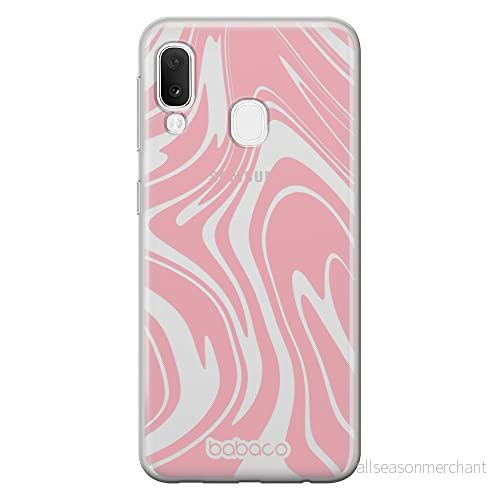 ERT GROUP mobiltelefonfodral för Samsung A20e originalt och officiellt licensierat Babaco mönster Doodle 001 Vit optimalt anpassad till formen på mobiltelefonen, gedeeltelijk transparant 5904805747427